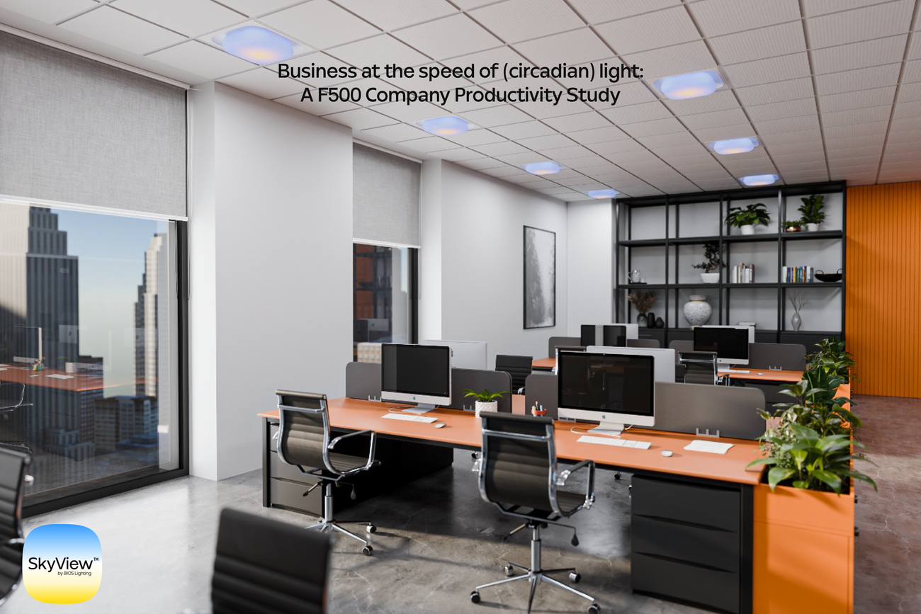 How SkyView™ Circadian Lighting Brings the Feeling of a Blue-Sky Day into the Office