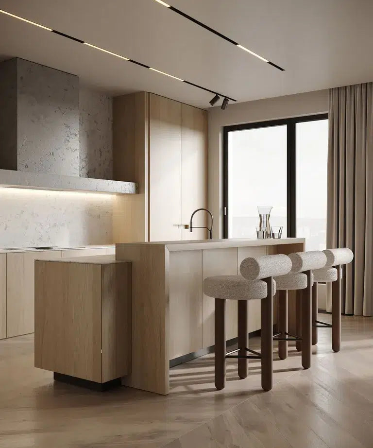 Clean, nice, elegant, minimalistic kitchen